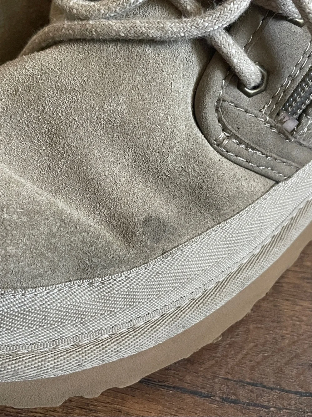 UGG Men's Neumel Zip Quilting Suede Boots Size 6 EU 39